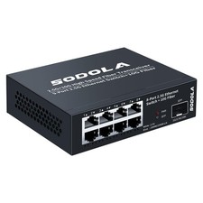 Sodola 8-Port Unmanaged 2.5G Switch 8 x 2.5gbase-t Ports 1X10G SFP Sl-sgt0108s picture