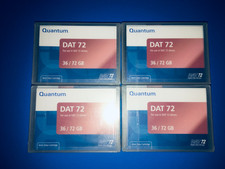 4 Quantum DAT 72 - 36/72GB 4mm Data Tape Cartridges New Factory sealed P/N:CDM72 picture
