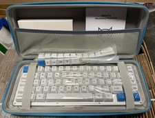 Kono WhiteFox Vera TrueFox 65% Mechanical Keyboard - Hako Clear picture