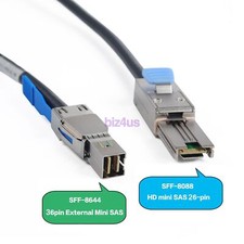 Mini SAS SFF-8644 36Pin to SFF-8088 26Pin External Mini SAS HD Cable 2M/6.6FT picture