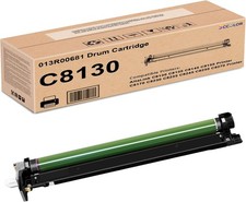 C8130 Drum Cartridge with New Chip Black 1-Pack Replacement for Xerox 013R00681 picture