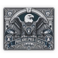 Philadelphia Eagles Mouse Pad Engraved Eagle Football Desk Mat 9.5x8 In picture