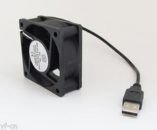 1pc USB Powered 5V 60 x 60 x 25mm 6025 USB Powered Brushless DC Cooling Fan picture