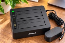 Inland Dual Bay 2.5/3.5 SATA HDD SSD Docking Station Duplicator Cloner picture