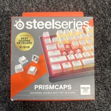 SteelSeries PRISMCAPS Gaming Keyboard White Wired Unused picture