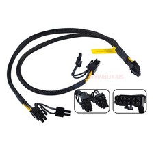 12Pin To 8Pin+8Pin GPU  Graphics Card Power Cable 18AWG For Huawei R2288HV7 40cm picture
