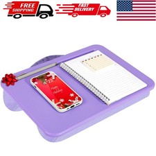 Compact Lap Desk with Built-in Tray - Fits 15