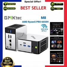 GMKtec M8 Mini PC AMD Ryzen 5 PRO 6650H 16GB RAM Triple 4K WiFi BT6E USB-C DP picture