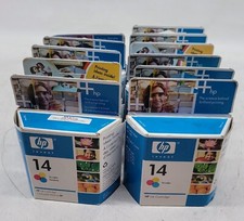 Lot of 12 HP 14 C5011DN Tri Color C5010DN Print Cartridge INK EXP 2007 picture