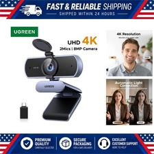 UGREEN 4K Webcam 8MP USB Web Camera with Dual Mics Auto Focus for PC picture