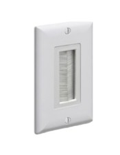 Arlington CED135WP, Brush Style Cable Entry Device, White picture