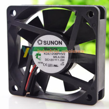 1pc brand new SUNON KDE1206PHV2 fan 60*60*15mm 2pin 12V 1.0W picture