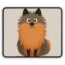 Cute Fluffy Fox Gaming Mouse Pad | Cartoon Animal Desk Mat picture