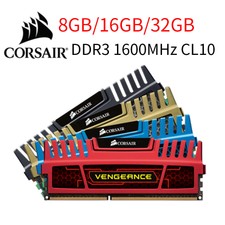 Corsair 32GB 16GB 8GB 4GB DDR3 1600MHz PC3-12800U CL10 Desktop Memory 3Color LOT picture