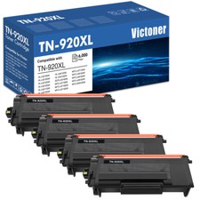 4PK Black TN920XL Toner Compatible With Brother TN920 HL-L5210DN L5210DW L6217DW picture