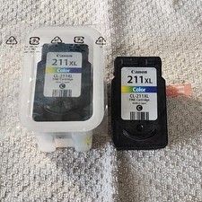 Canon CL-211XL High Yield Color Ink Cartridge 2975B001 New Sealed Lot Of 2 picture