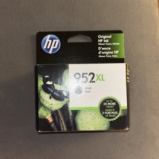 HP 952XL F6U19AN Black Ink Cartridge NEW GENUINE Officejet 8710 8210 exp2020 picture