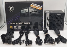MSI MPG A1000G PCIE5 1000W 80+ Gold Fully Modular Gaming Power Supply w/ Cables picture