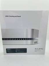 Raycue Mac mini M4 Dock & Stand with 8T NVMe SSD Enclosure, 2 USB A Silver  picture