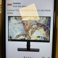 Lenovo ThinkVision T22i-20 21.5