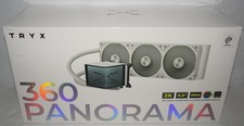 New TRYX LP360NDS3MG1W Panorama 360 360mm All in One Liquid CPU Cooler Kit-White picture