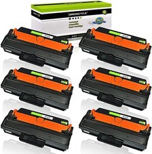 GREENCYCLE 6PK D115L Toner Cartridge Fit for Samsung MLT-D115L SL-M2870 SL-M2670 picture