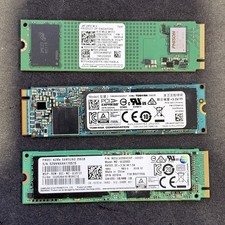 (3) 256GB M.2 NVME PCIE SSDs Samsung PM951 Toshiba Micron picture