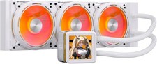 darkFlash DE360 All-in-one Liquid CPU Cooler, 2.88” LCD Screen AIO Cooler 360mm picture