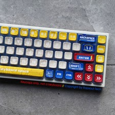 GUNDAM Clear Ball Shape Keycaps Set PBT Dyesub For Cherry MX Mechanical Keyboard picture