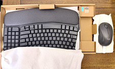 Logitech Wave Keys MK670 Wireless Ergonomic Keyboard Mouse Combo Open Box picture