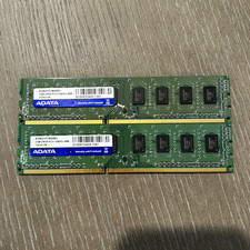 ADATA 8GB (2x4GB) DDR3 1333 PC3-10600U 2Rx8 Desktop RAM AD631C1624EV picture