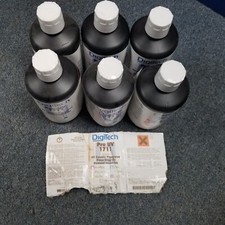 DigiTech Pro UV 1711 6x1lt Black UV Curable Inkjet Ink For Flatbed Printers picture