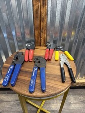 Coaxial Telecom Crimp Tool Lot - CP Cable Prep Gardner Bender Pliers Hex 6pc picture