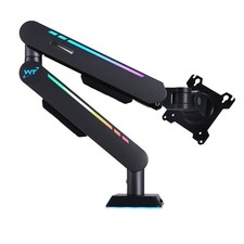 Gaming Monitor Arm for Screen up to 32-inch Holds 20 lbs RGB Light Monitor Stand picture