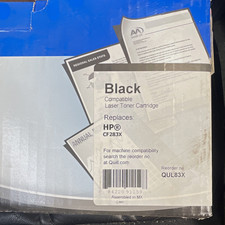 Quill Compatible Black Laser Toner Cartridge for HP CF283X QUL83X picture
