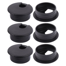 1.4 Inch Desk Grommet 6 Pack Wire Cable Hole Cover for Desk Cord management picture