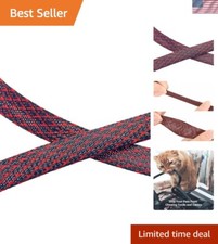Versatile 25Ft Braided Cable Sleeve - Ideal Wire Loom for Home & Automotive picture