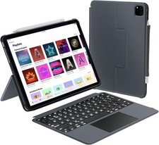 Macally iPad Air 13 Inch Case Keyboard (M3, 2025/M2, 2024) |iPad Pro 12.9 picture