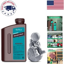 Effortless 3D Printing with 1kg Fast Curing Grey Resin - Low Odor & Easy Clean picture