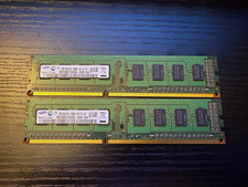Samsung 4GB (2x2GB) DDR3 PC3-10600U 240-Pin DIMM RAM M378B5773CH0-CH9 picture