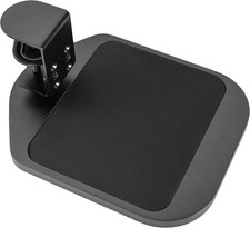 Mouse Platform Clamp On Under Desk Adjustable Mouse Tray Mount Swivel De picture
