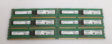 Lot 6x 8GB (48GB) Micron MT18JSF1G72PDZ-1G6E1FE PC3-12800R RDIMM Server Memory picture