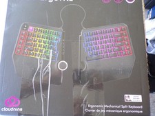 Cloud Nine C959 ErgoTKL Ergonomic Mechanical Keyboard - Kailh Brown Tactile @pS picture