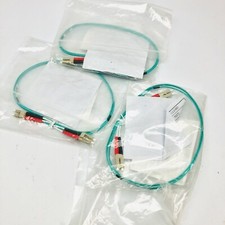 QTY O F 3 LEGRAND 852-LL2-003 VS 1M LC LC 10G DPX PVC FIBER OPTIC JUMPER CABLES picture