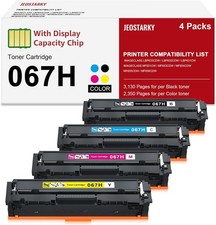 Compatible Canon 067H 067 Toner Cartridge Set Replacement for Canon 067H . picture