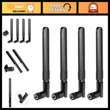 4-Pack 8dBi RP-SMA Male 4G LTE Long Range Antenna for Trail Cameras, Replacement picture