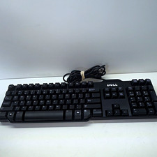 Dell L100 Wired USB Standard Keyboard Black QWERTY English Enhanced Keys picture