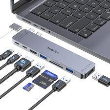 USB C Hub Adapter for Macbook Pro/Air M5 M4 M3 M2 M1 2026-2018 13