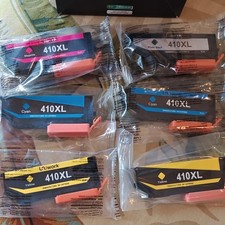 Uniwork 410XL 6 Premium Ink Cartridge 2 Yellow, 2 Cyan Color, 1 Black ,1 Mag   picture