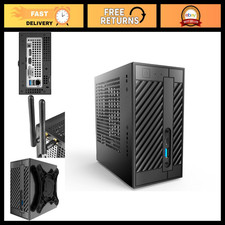 Compact Mini PC Barebone System LGA1151, WiFi, A/V, Gigabit Ethernet - Black picture
